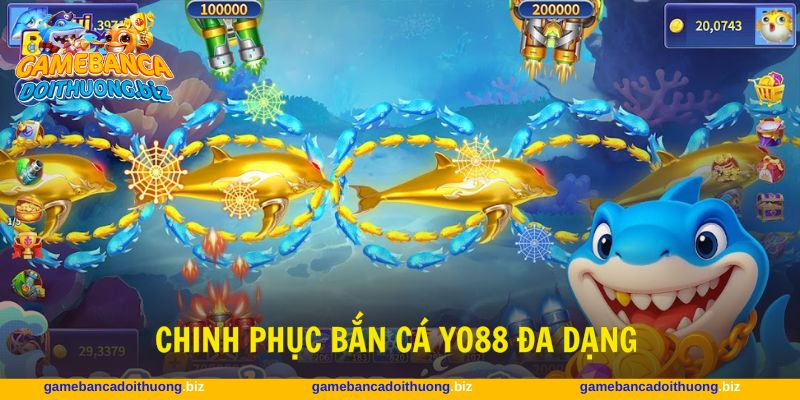 Bắn cá Yo88 thiết kế hiện đại và đa dạng tựa game