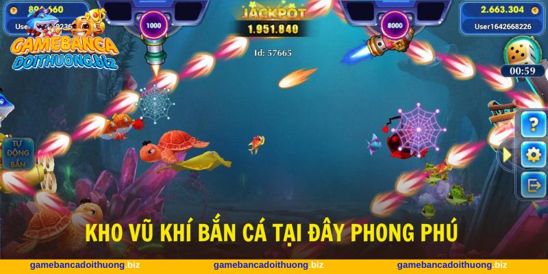 Khám phá kho vũ khí bắn cá Sunwin siêu độc đáo