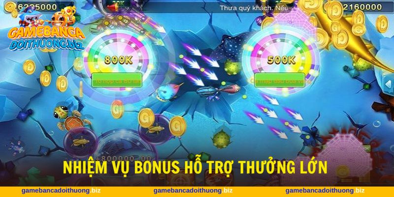 Nhiệm vụ hấp dẫn nhằm gia tăng phần thưởng tối ưu