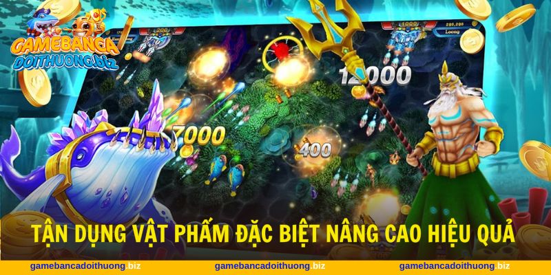 Sử dụng vật phẩm để nâng cao xác suất hạ gục sinh vật